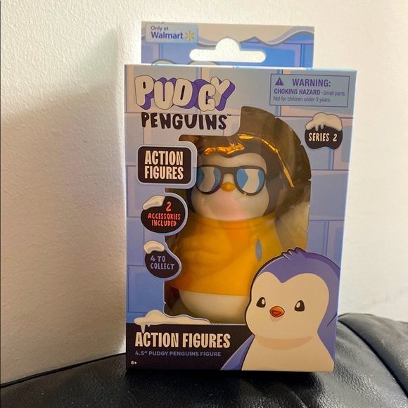 BANDAI Pudgy Penguins Action Figure Kimono Style | Adotta il tuo nuovo Forever Friend con 4 diverse figure di pinguini da collezione con 2 accessori intercambiabili. Giocattoli ufficiali Pudgy Penguin